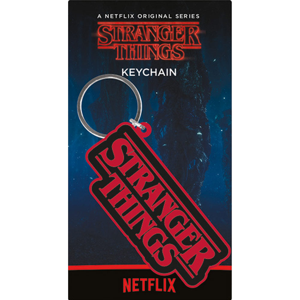 STRANGER THINGS - Logo / ラバー・キーリング