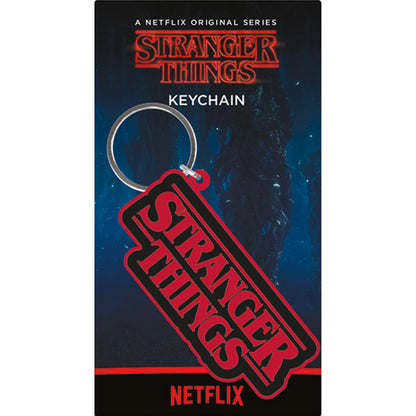 STRANGER THINGS - Logo / ラバー・キーリング