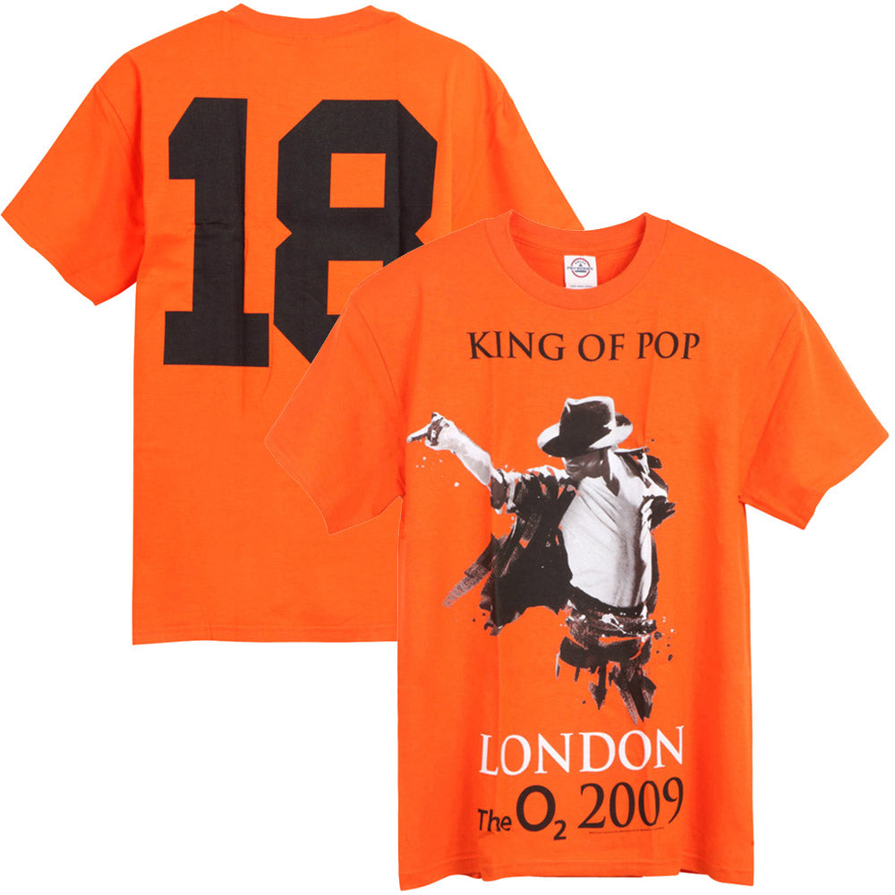 MICHAEL JACKSON - (伝記映画 2025年 公開 ) - 幻のロンドン公演18日目オリジナル限定Tシャツ / バックプリントあり