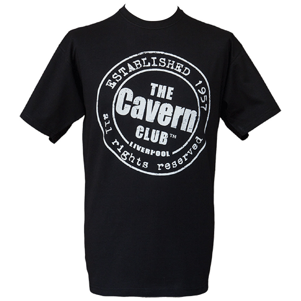 CAVERN CLUB - BLACK ROUND LOGO