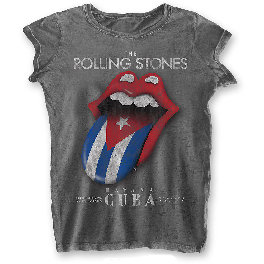 ROLLING STONES - (来日 35周年 記念 ) - HAVANA CUBA （復刻ツアーTシリーズ） / Black Label（ブランド）