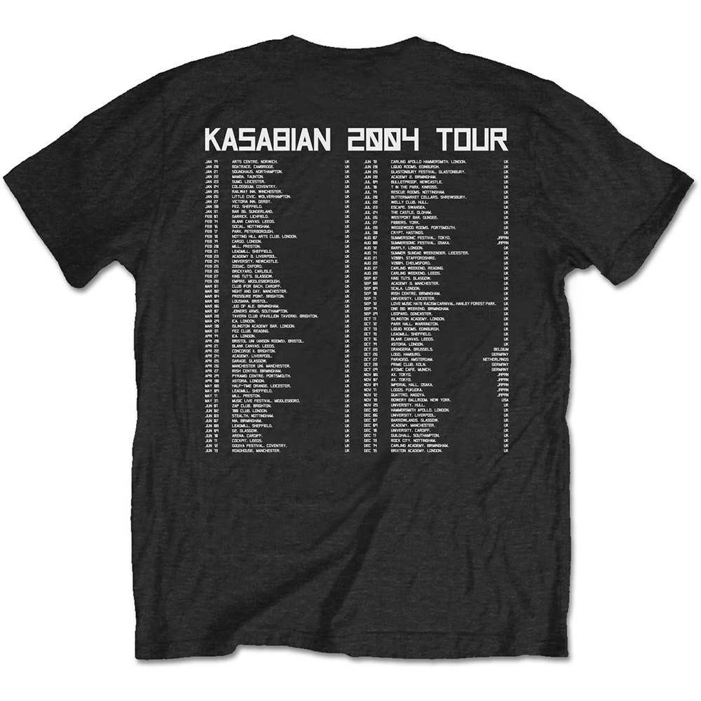 
                  
                    KASABIAN カサビアン (10月 来日 ) - ULTRA FACE 2004 TOUR (復刻ツアーTシリーズ) / バックプリントあり / Tシャツ / メンズ
                  
                