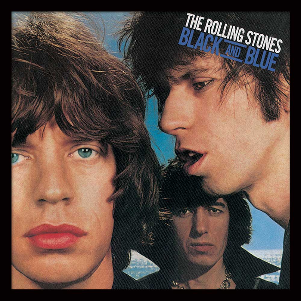 ROLLING STONES - (来日 35周年 記念 ) - BLACK AN BLUE (アルバム・シリーズ額)