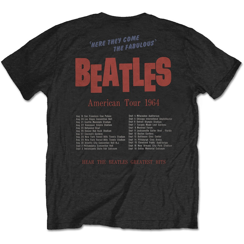 
                  
                    THE BEATLES ビートルズ (ABBEY ROAD 55周年 ) - AMERICAN TOUR 1964 / HDN（復刻ツアーTシリーズ） / バックプリントあり / Tシャツ / メンズ
                  
                