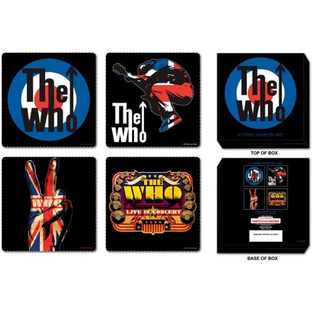 THE WHO - (映画公開記念 ) - MIXED DESIGNS COASTER SET