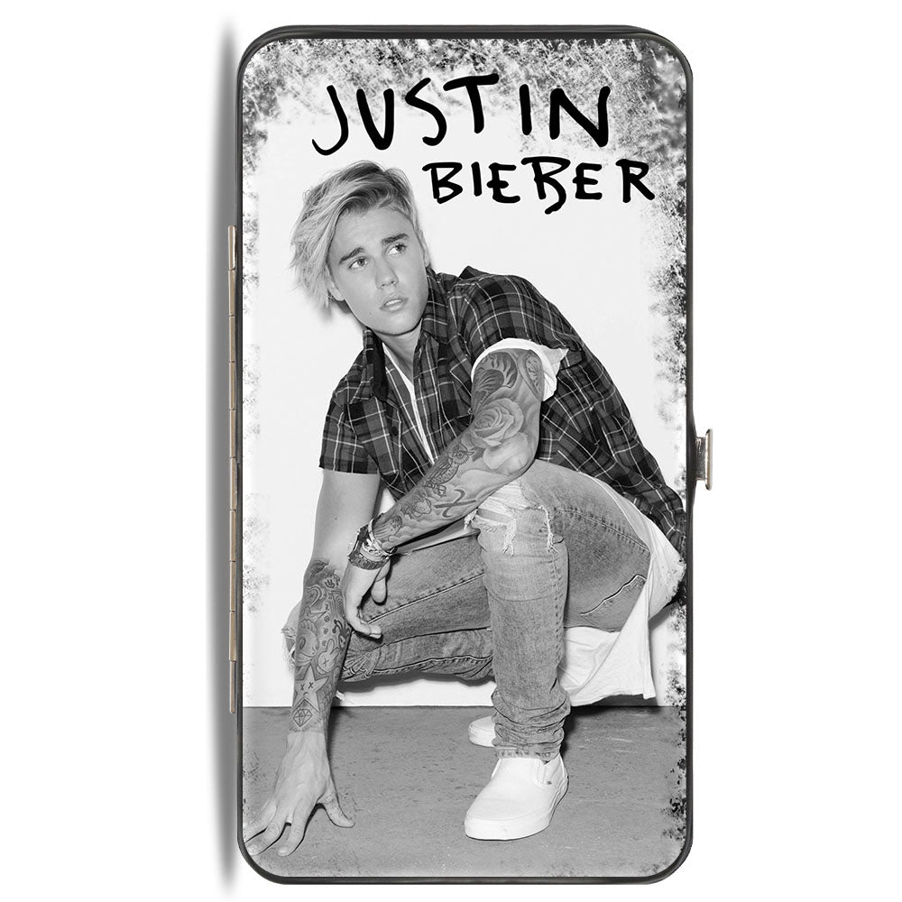 JUSTIN BIEBER - Hinged Wallet / CROUCHING POSE GRAYS