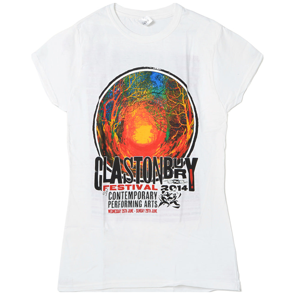 
                  
                    フェス公式Tシャツ GLASTONBURY グラストンベリー - FESTIVAL 2014 （超レア） / バックプリントあり / Tシャツ / レディース
                  
                