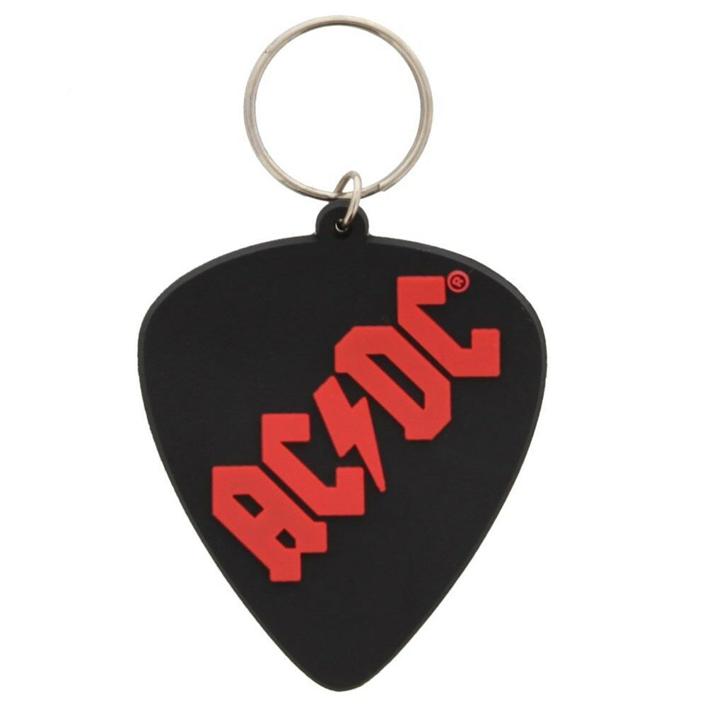 
                  
                    AC/DC エーシーディーシー - PLECTRUM / ラバー・キーリング / キーホルダー
                  
                