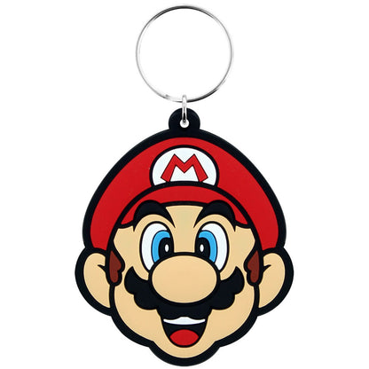 SUPER MARIO スーパーマリオ - Mario / ラバー・キーリング / キーホルダー