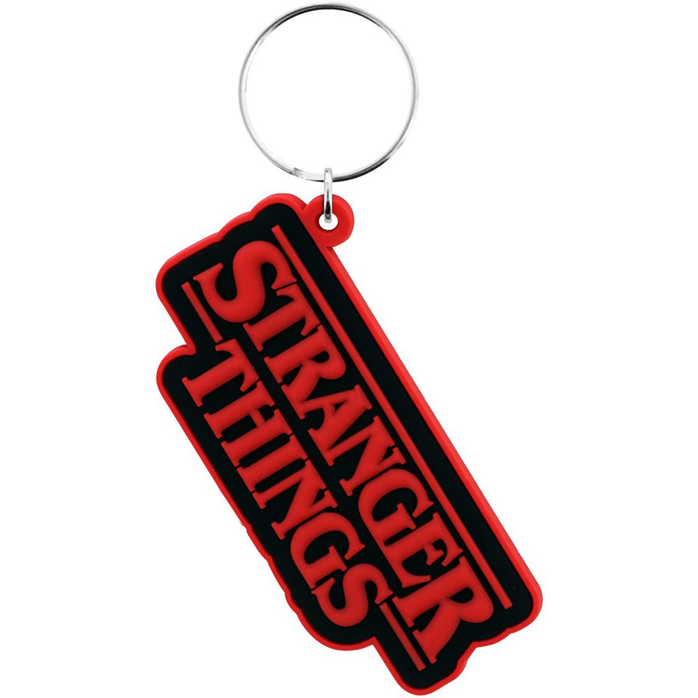 STRANGER THINGS ストレンジャー・シングス - Logo / ラバー・キーリング / キーホルダー