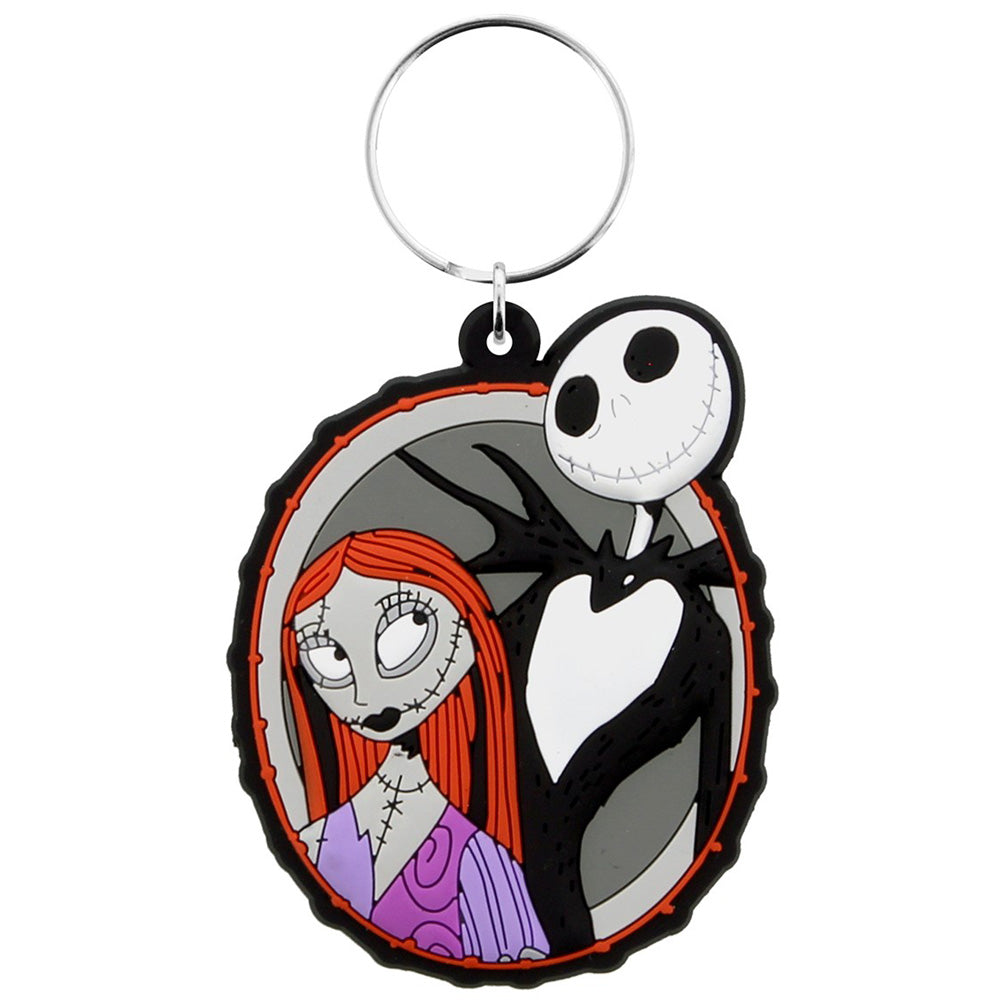 
                  
                    NIGHTMARE BEFORE CHRISTMAS ナイトメアー・ビフォア・クリスマス - Jack & Sally / ラバー・キーリング / キーホルダー
                  
                