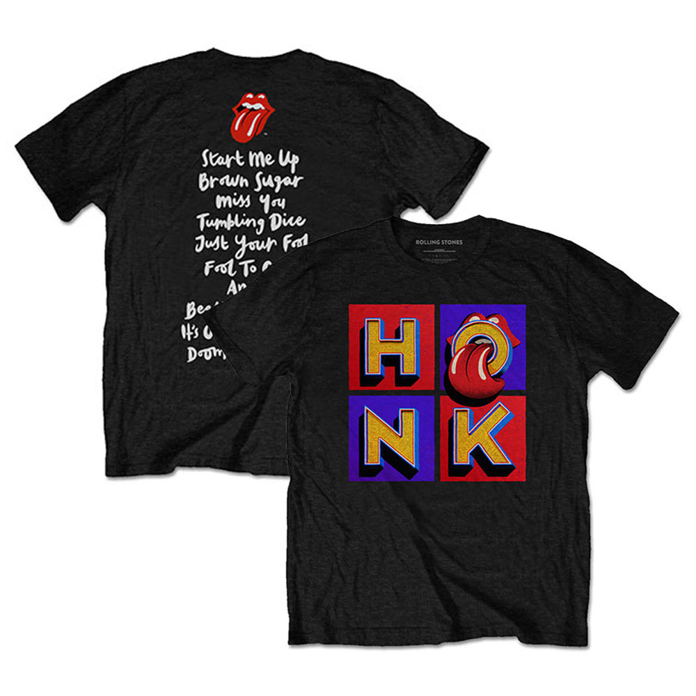 ROLLING STONES - (来日 35周年 記念 ) - Honk Album Tracklist / バックプリントあり