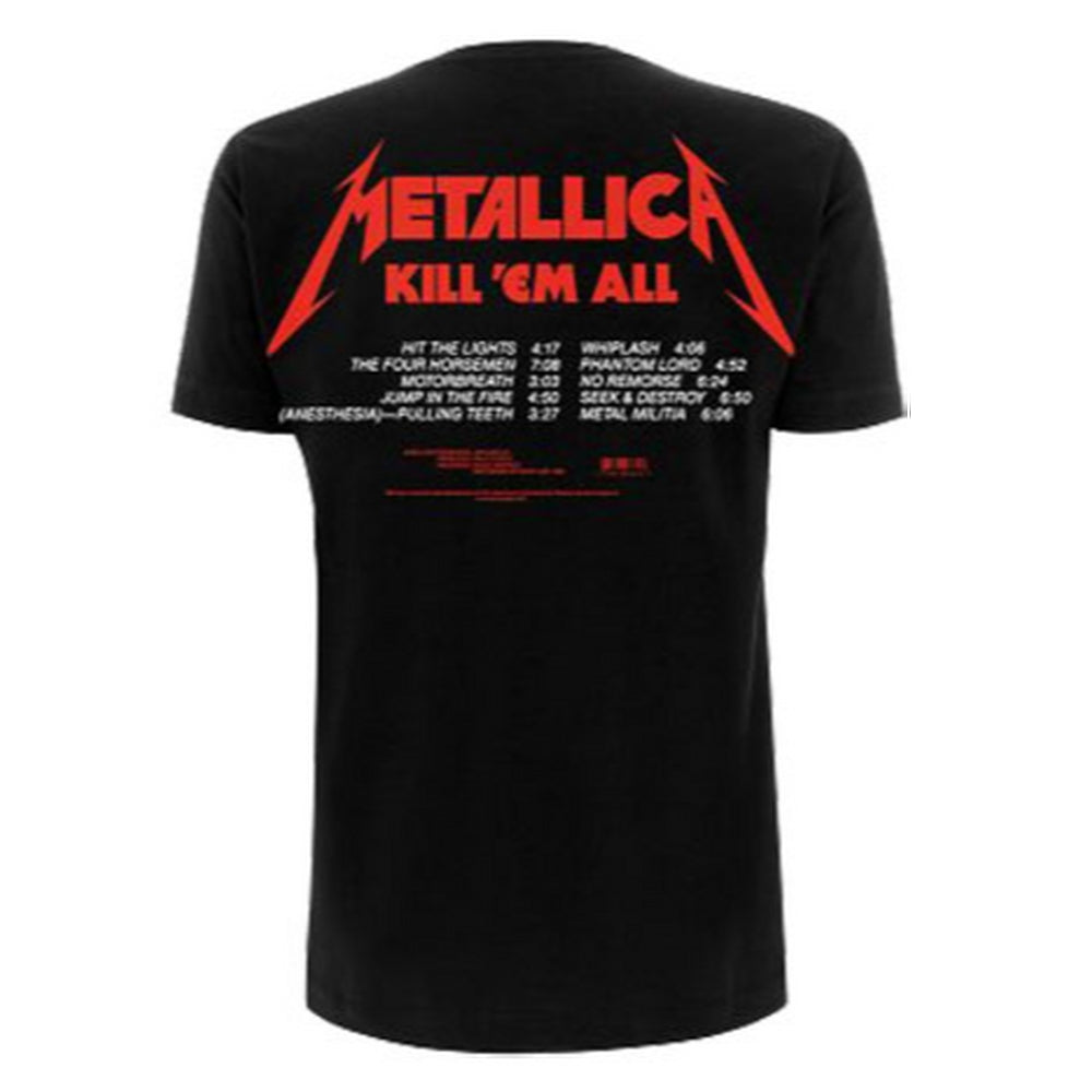 
                  
                    METALLICA メタリカ - Kill 'Em All Tracks / バックプリントあり / Tシャツ / メンズ
                  
                