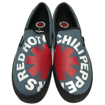 RED HOT CHILI PEPPERS レッドホットチリペッパーズ - CANVAS SLIP-ON RHCP DENIM / VISION STREET WEAR（ブランド） / スニーカー / レディース