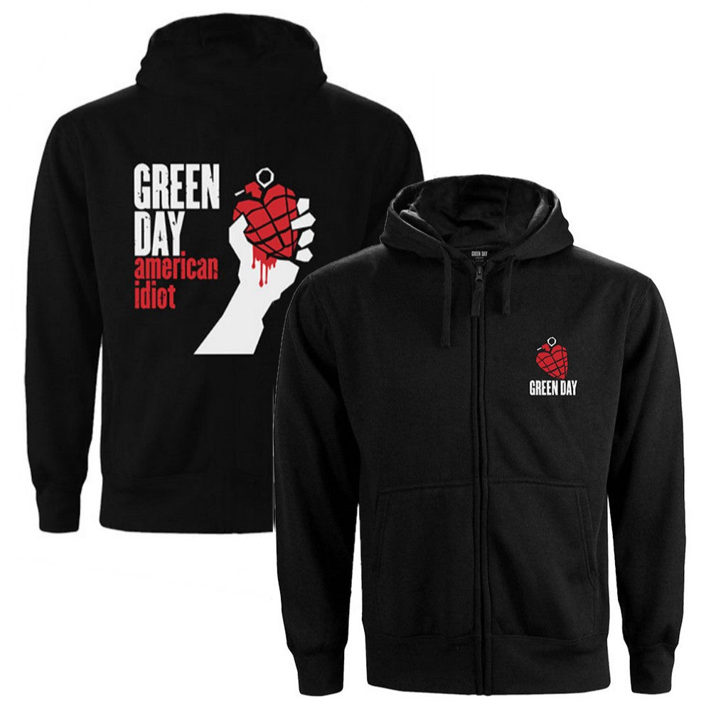 GREEN DAY - American Idiot  / ジップ / バックプリントあり