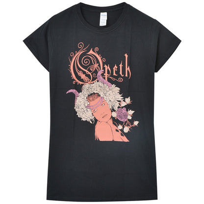 OPETH オーペス - PERSEPHONE FITTED / バックプリントあり / Tシャツ / レディース