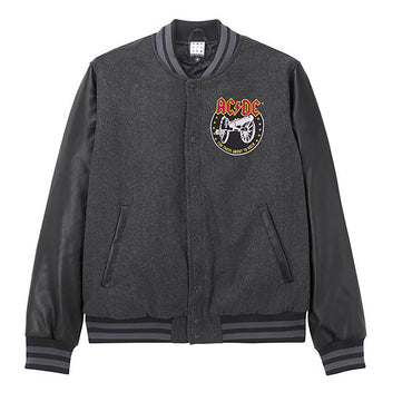 AC/DC - (来日 45周年 ) - VARSITY JACKET / Amplified（ ブランド ） / 絶版モデル