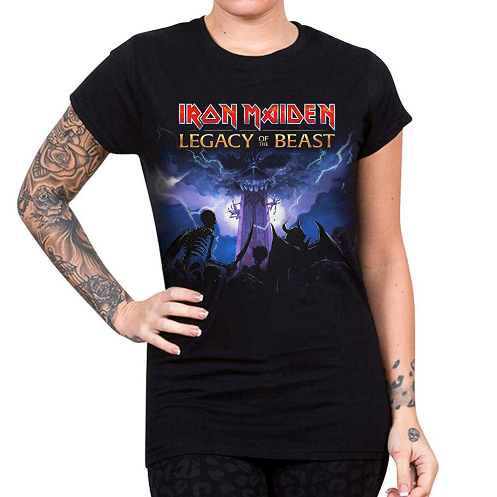 
                  
                    IRON MAIDEN アイアンメイデン (ポール・ディアノ 追悼 ) - LEGACY ARMY / Tシャツ / レディース
                  
                