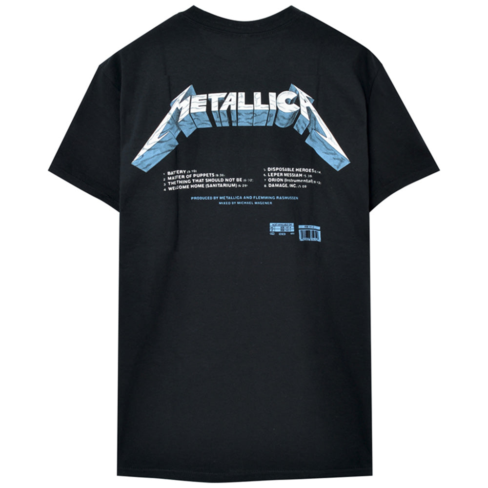 
                  
                    METALLICA メタリカ - Master of Puppets Tracks / バックプリントあり / Tシャツ / メンズ
                  
                