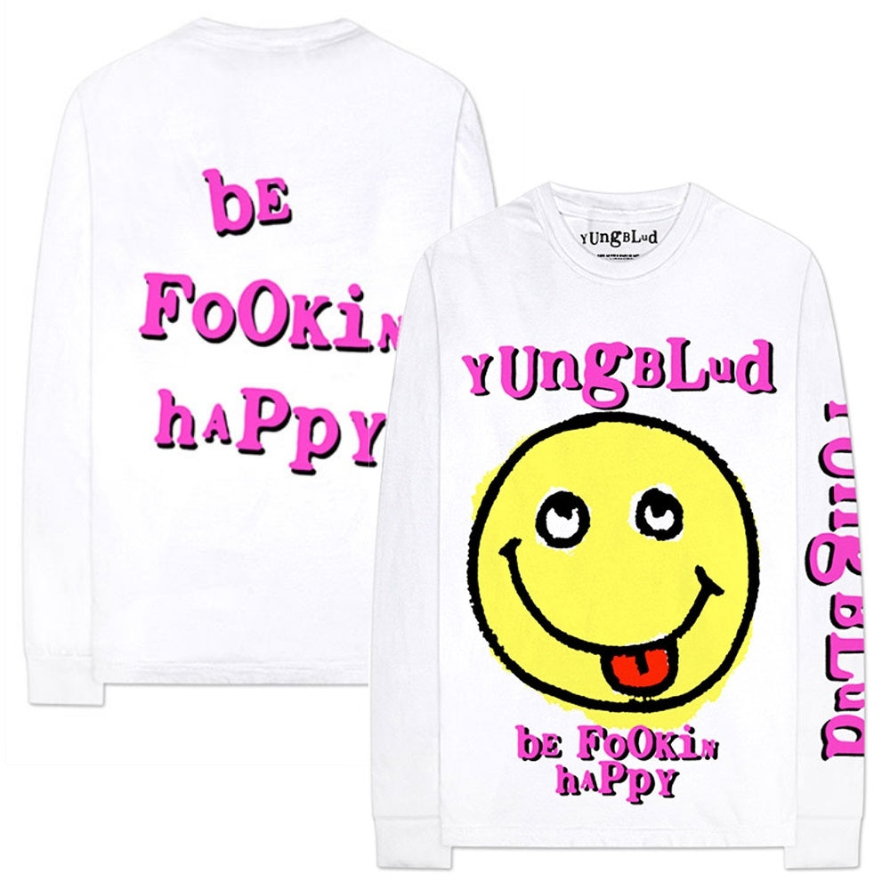 YUNGBLUD - Raver Smile / アーム＆バックプリントあり / 長袖