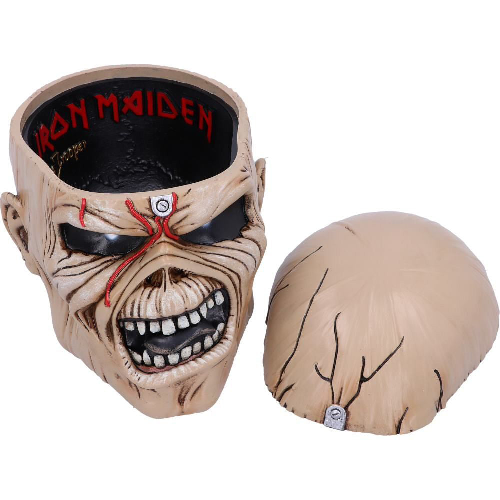 
                  
                    IRON MAIDEN アイアンメイデン (ポール・ディアノ 追悼 ) - Eddie The Trooper Head Trinket Box / インテリア置物
                  
                