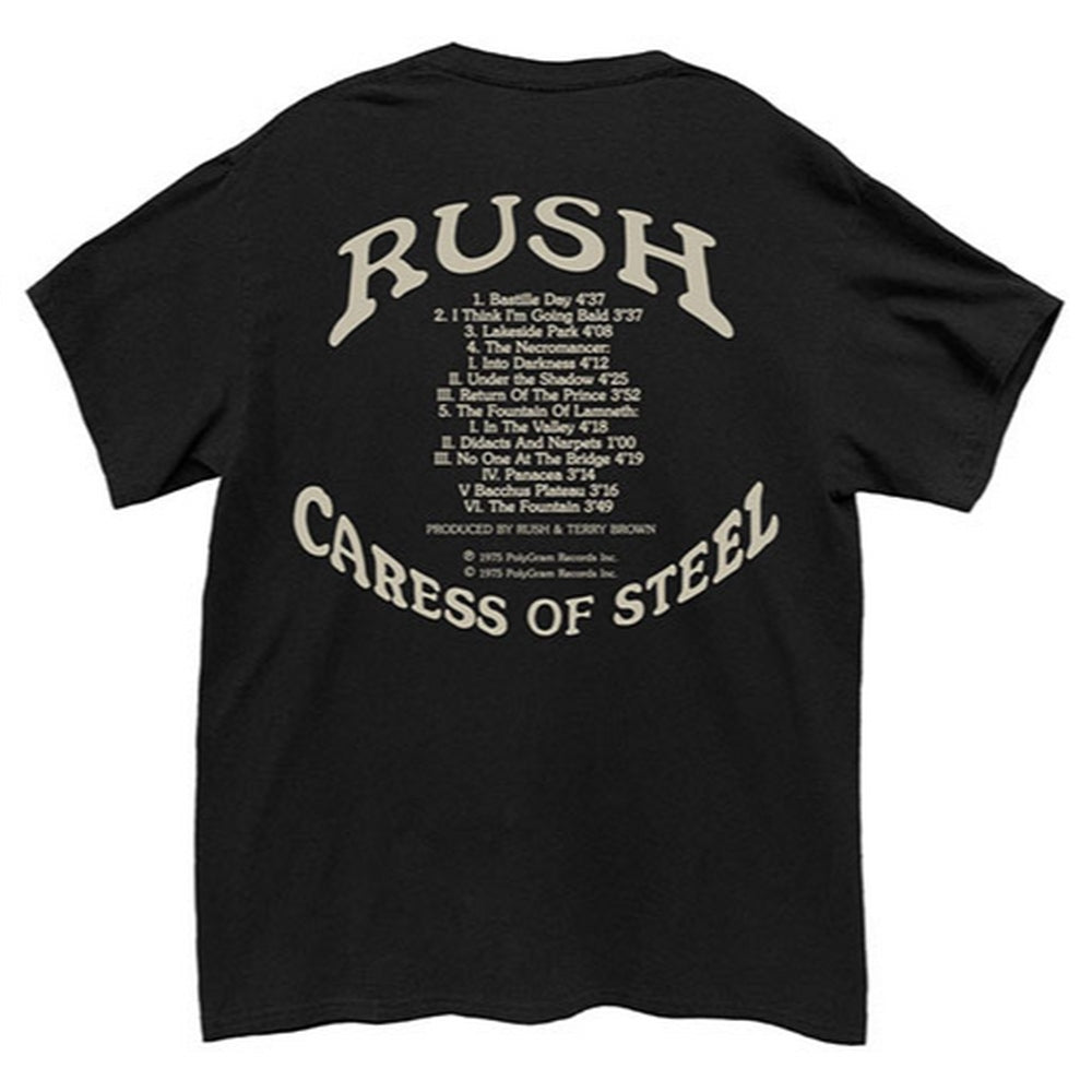 
                  
                    RUSH ラッシュ (デビュー 50周年 ) - Caress of Steel / バックプリントあり / Tシャツ / メンズ
                  
                