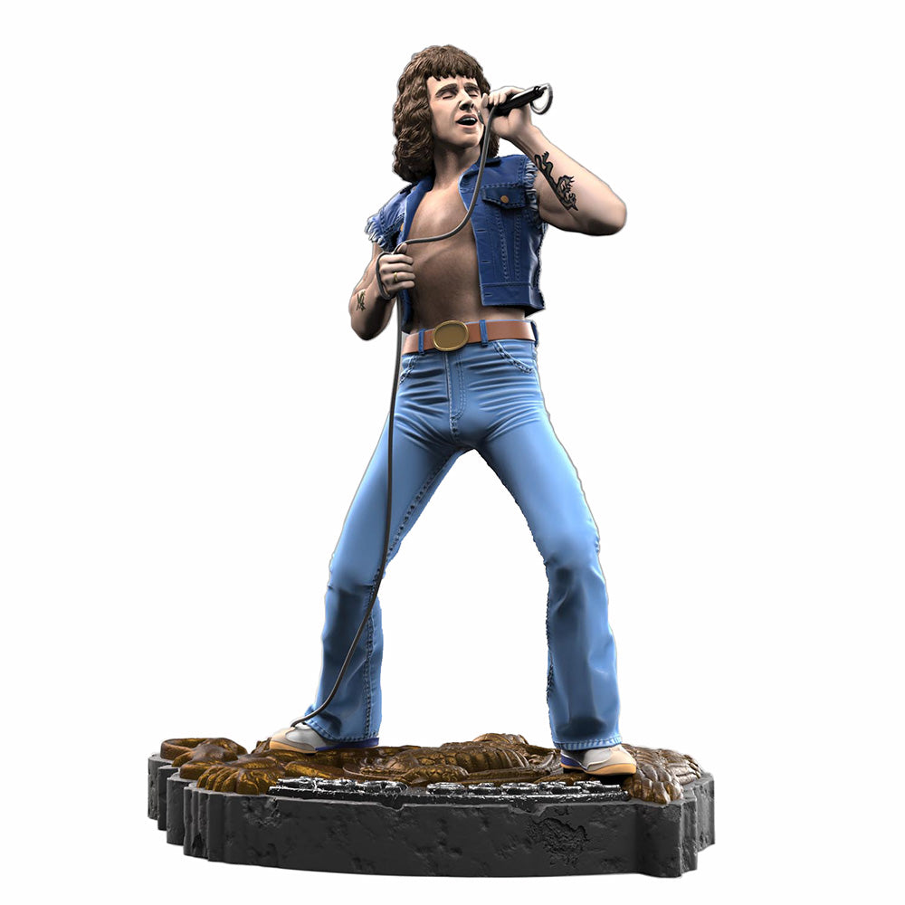 AC/DC - (Back in Black 45周年 ) - Bon Scott Rock Iconz Statue / 世界限定3000体