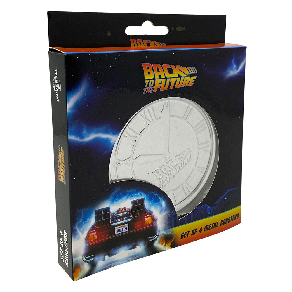 BACK TO THE FUTURE - (劇場公開 40周年 ) - メタルDrinks Coaster 4枚Set