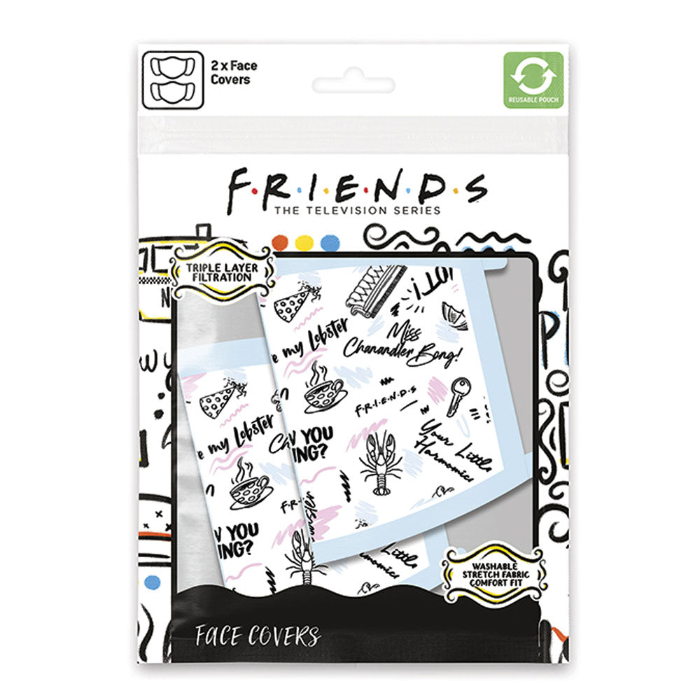 
                  
                    【廃番ラスト販売/特別価格】FRIENDS フレンズ - Phrases 2枚セット / ファッション・マスク
                  
                