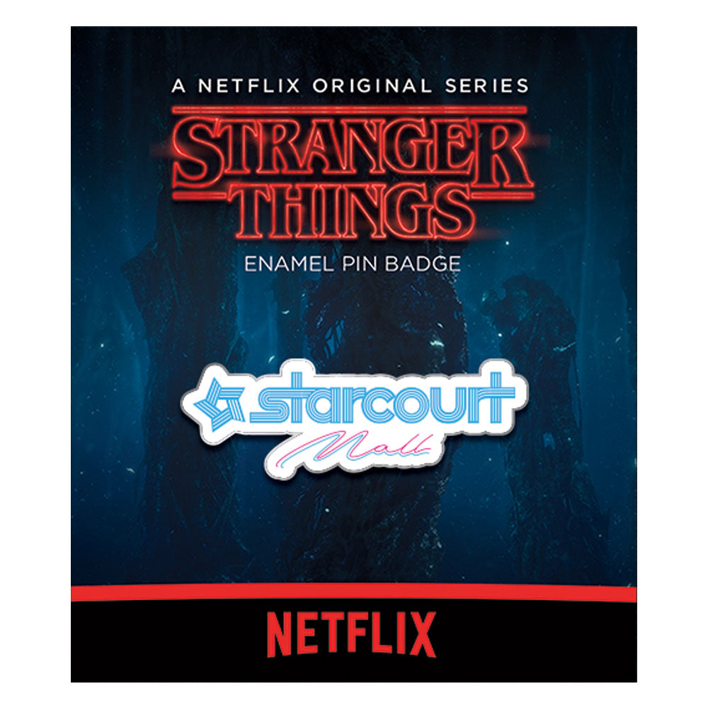 STRANGER THINGS - (シーズン5 2025年配信決定 ) - Starcourt Mall / メタル・ピンバッジ