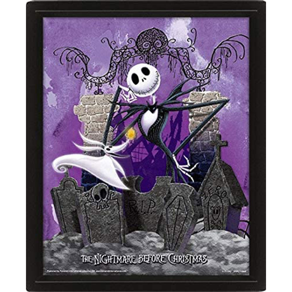 NIGHTMARE BEFORE CHRISTMAS - Graveyard 3D