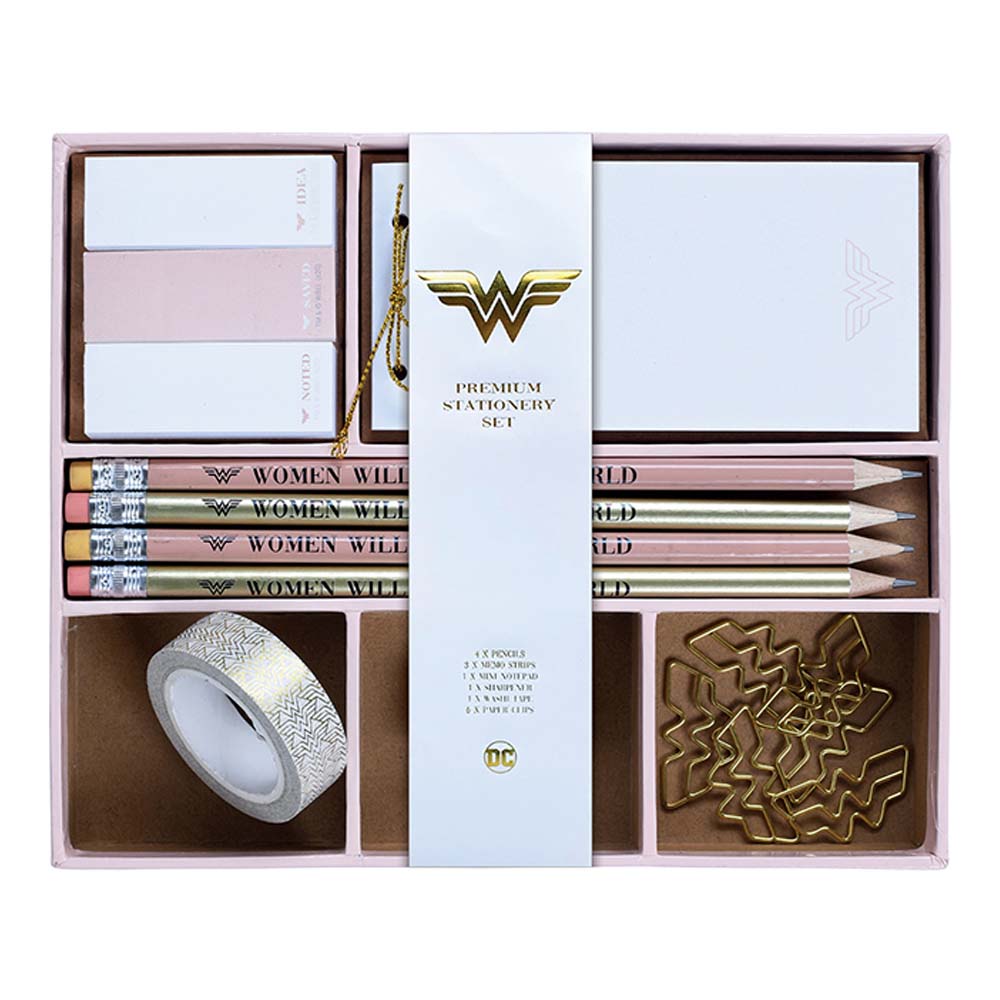 WONDER WOMAN - Save the World / Premium Stationery Set