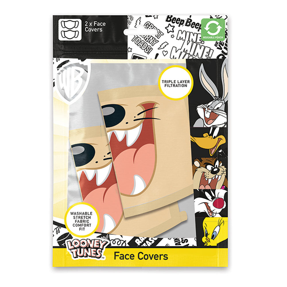 
                  
                    【廃番ラスト販売/特別価格】LOONEY TUNES ルーニーテューンズ - Taz 2枚セット / ファッション・マスク
                  
                