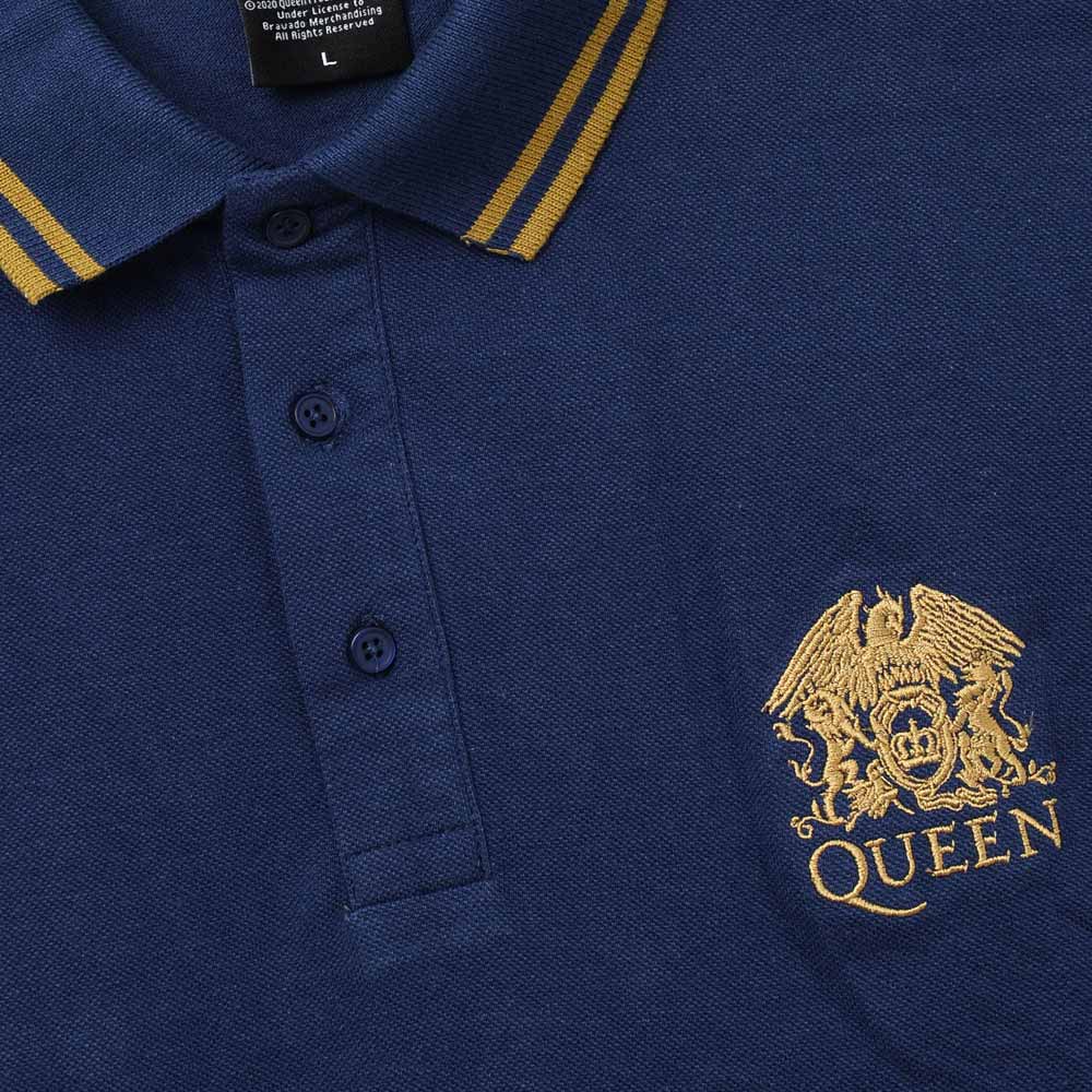 
                  
                    QUEEN クイーン (初来日50周年 ) - Crest Logo / ポロシャツ / メンズ
                  
                