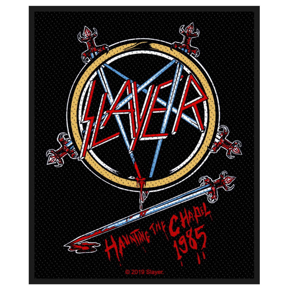 SLAYER - (Kerry King 10月 来日 ) - Haunting The Chapel Woven Patch