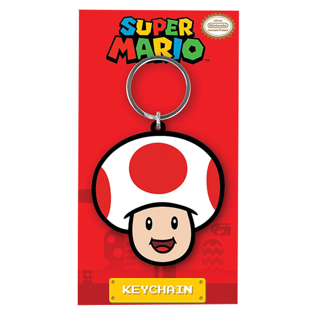 SUPER MARIO - (40周年 ) - Toad / ラバー・キーリング