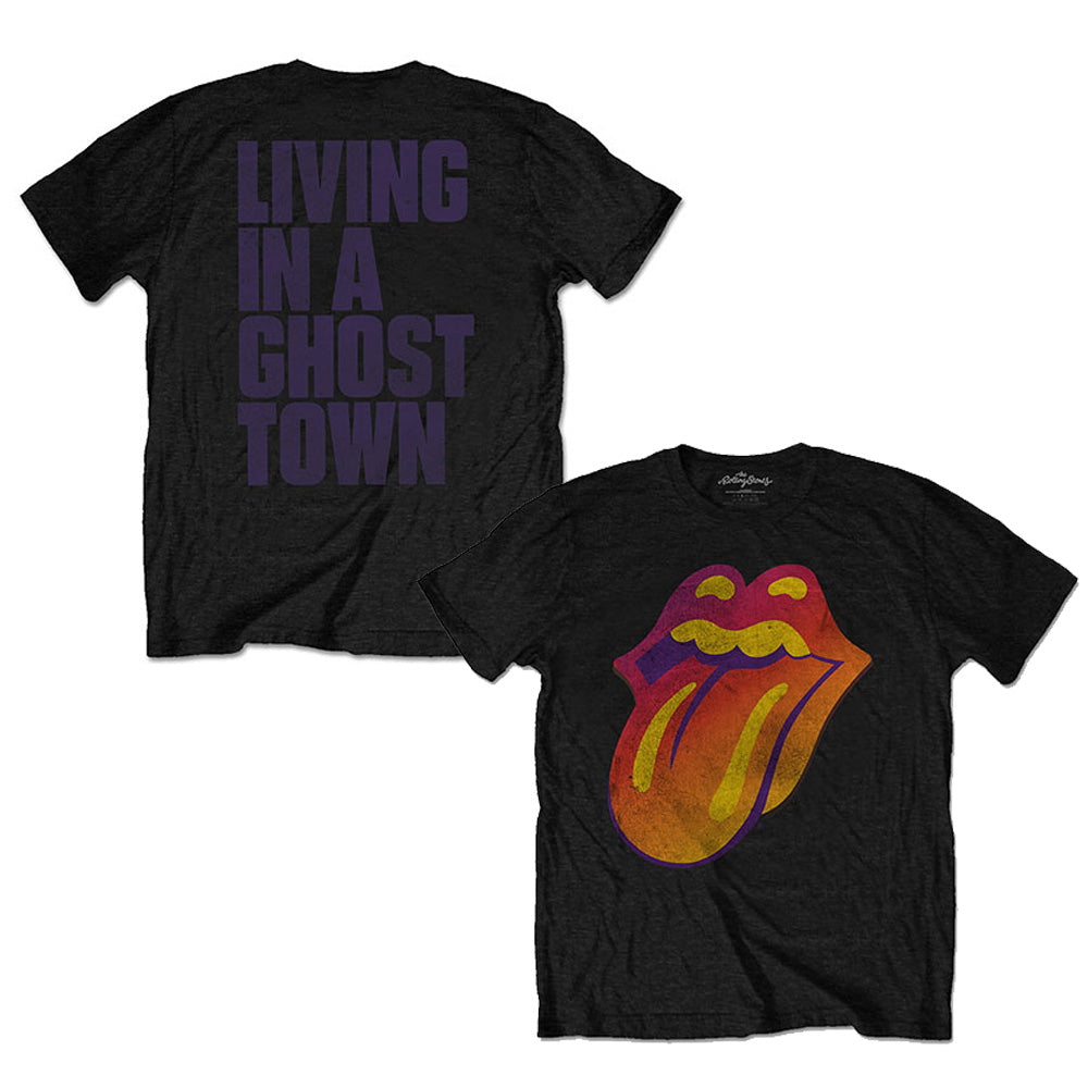 ROLLING STONES - (来日 35周年 記念 ) - Ghost Town Distressed / バックプリントあり