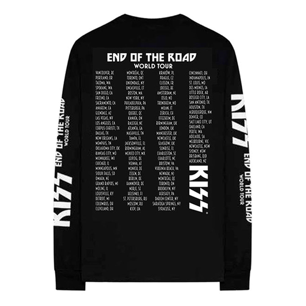 
                  
                    KISS キッス (デビュー 50周年 ) - End Of The Road Tour / バック & アームプリントあり / 長袖 / Tシャツ / メンズ
                  
                