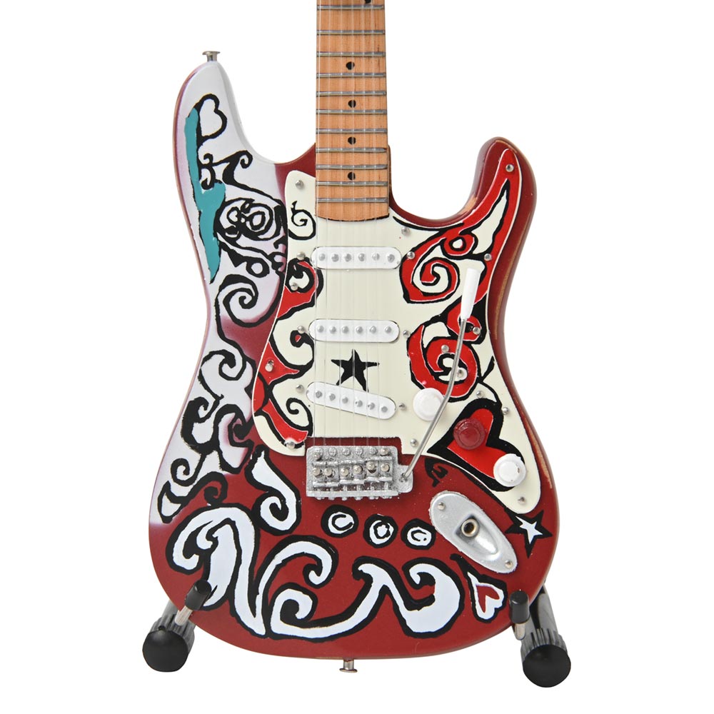 JIMI HENDRIX ジミヘンドリックス - Mini Fender Strat Saville / ミニチュア楽器 【公式 / オフィシャル】  – PGS wholesale