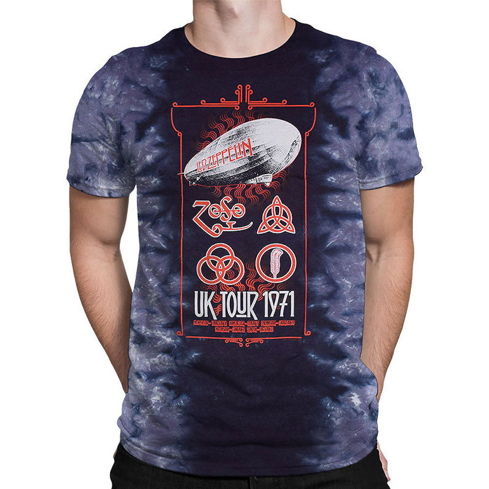 
                  
                    LED ZEPPELIN レッドツェッペリン (公式 映画公開 記念 ) - Uk Tour 1971  / タイダイ / Tシャツ / メンズ
                  
                