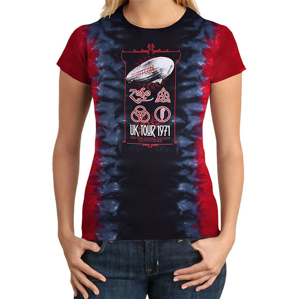 
                  
                    LED ZEPPELIN レッドツェッペリン (公式 映画公開 記念 ) - Uk Tour 1971 / タイダイ / Tシャツ / レディース
                  
                