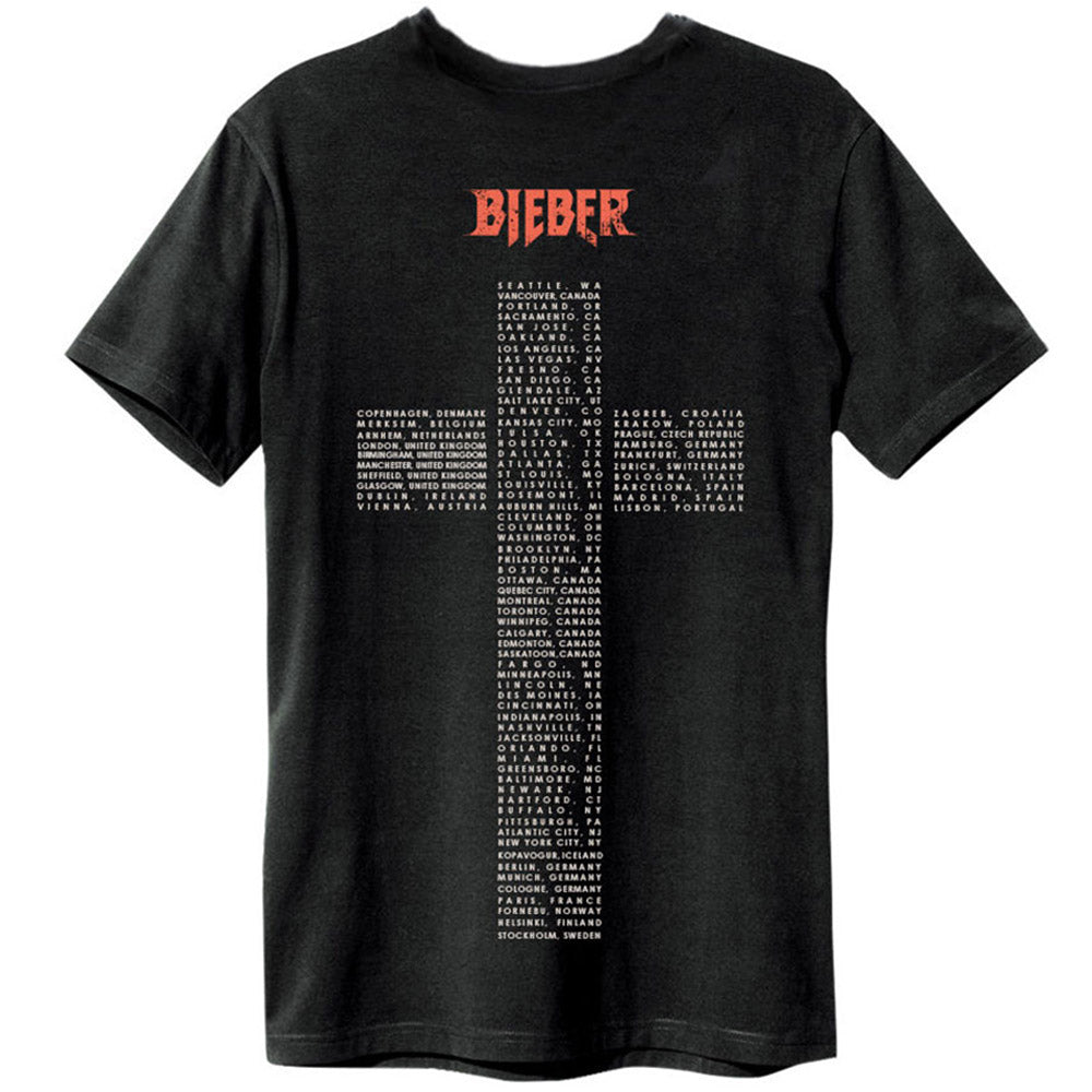 
                  
                    JUSTIN BIEBER ジャスティンビーバー (新譜 発売 ) - WORLD TOUR 2017 / Amplified（ ブランド ） / レア / バックプリントあり / Tシャツ / メンズ
                  
                