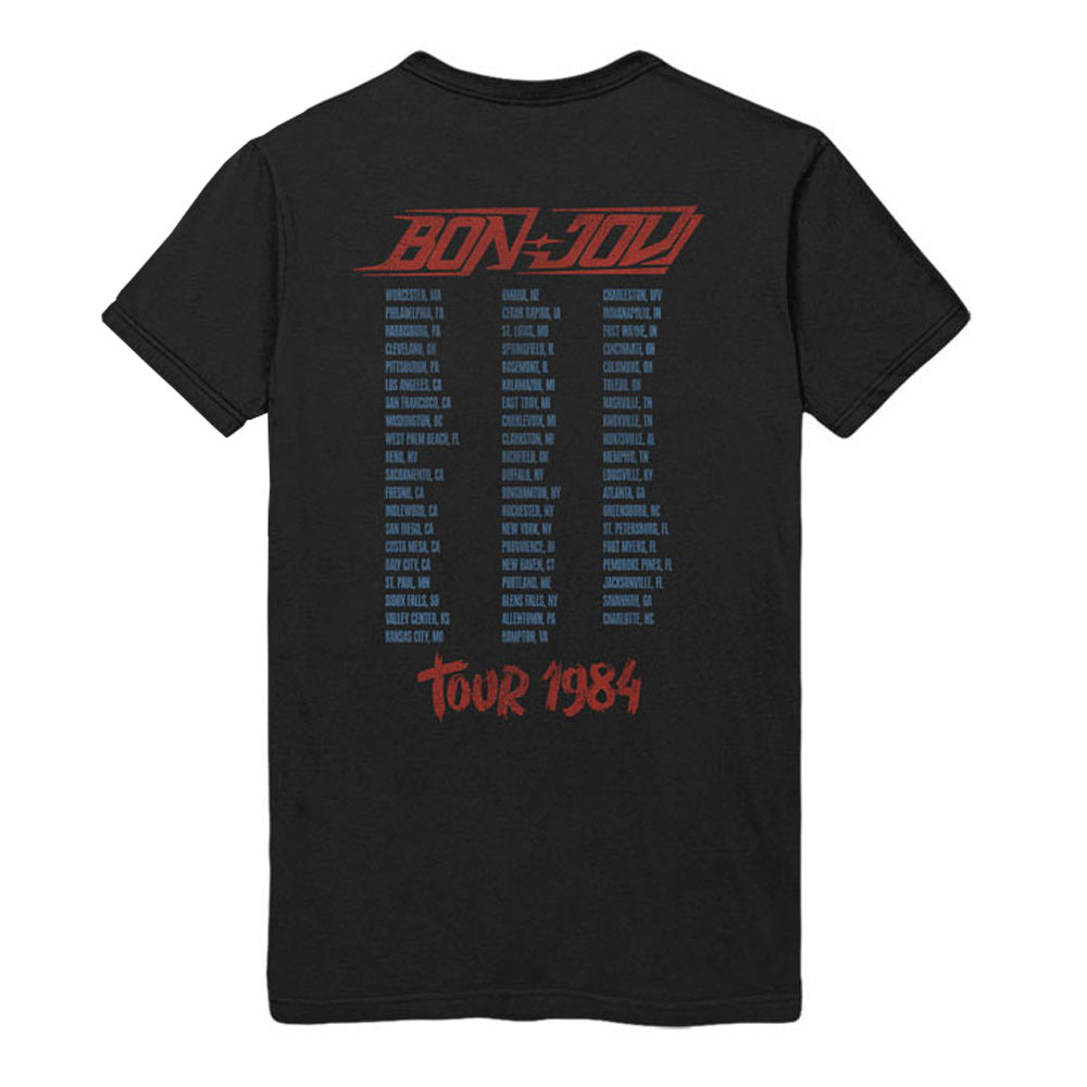 
                  
                    BON JOVI ボンジョヴィ - Tour '84 / バックプリントあり / Tシャツ / メンズ
                  
                