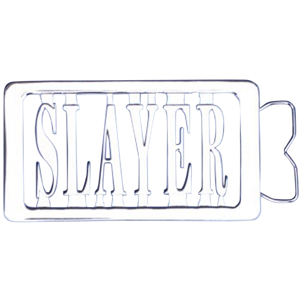 SLAYER - (Kerry King 10月 来日 ) - RECTANGLE BELT BUCKLE【限定】