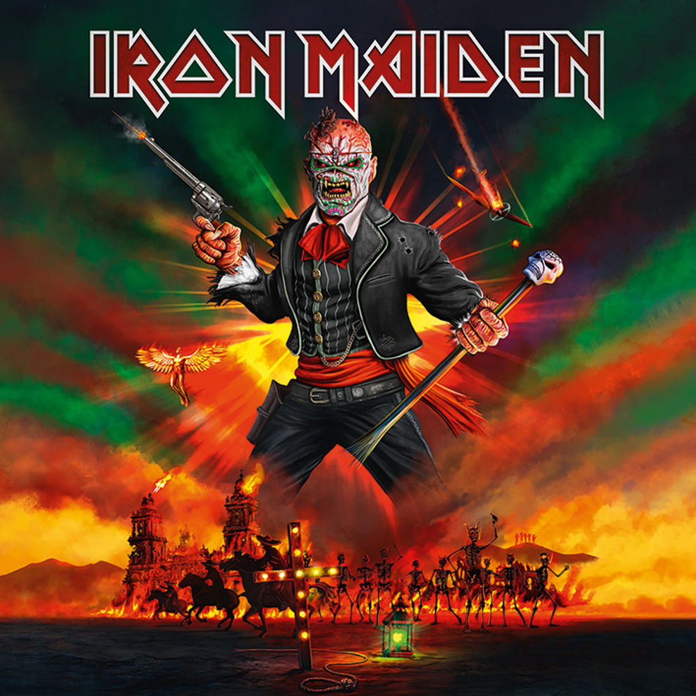 IRON MAIDEN - (結成 50周年 ) - Iron Maiden / キャンバス・プリント木枠（40×40×2.5cm）