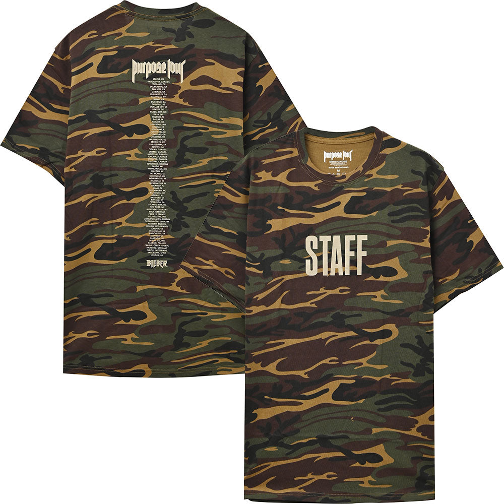 JUSTIN BIEBER - (新譜 発売 ) - Purpose Tour Staff (Ex-Tour / バックプリントあり)