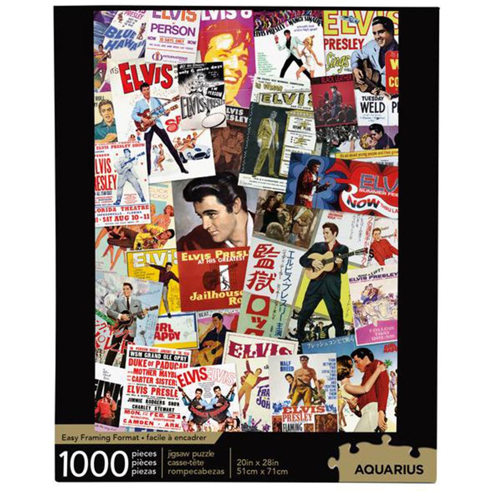 
                  
                    ELVIS PRESLEY エルヴィスプレスリー (生誕 90周年 ) - Movie Poster Collage / 1000ピース / ジグソーパズル
                  
                