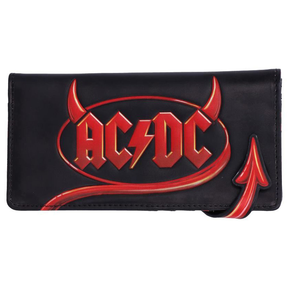 AC/DC - (Back in Black 45周年 ) - Logo Lightning Embossed Purse Wallet