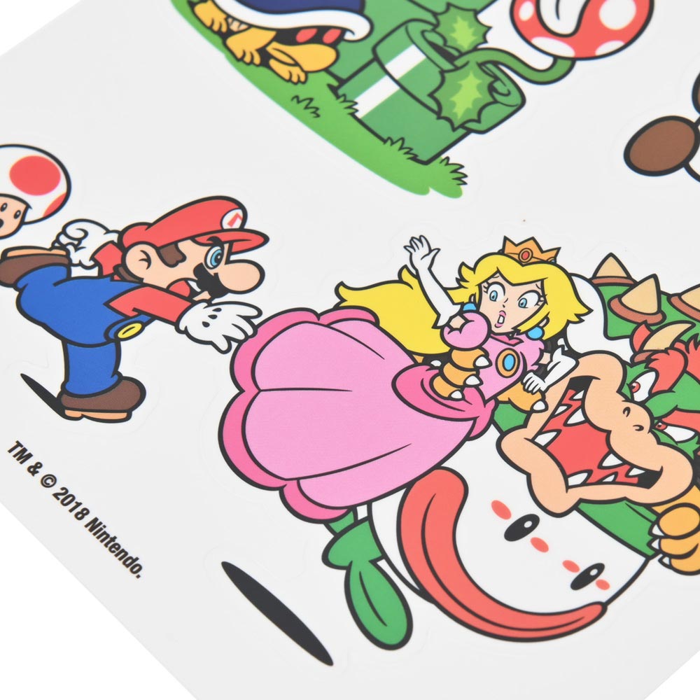 
                  
                    SUPER MARIO スーパーマリオ (40周年 ) - Mushroom Kingdom Tech Sticker（39種類） / ステッカー
                  
                