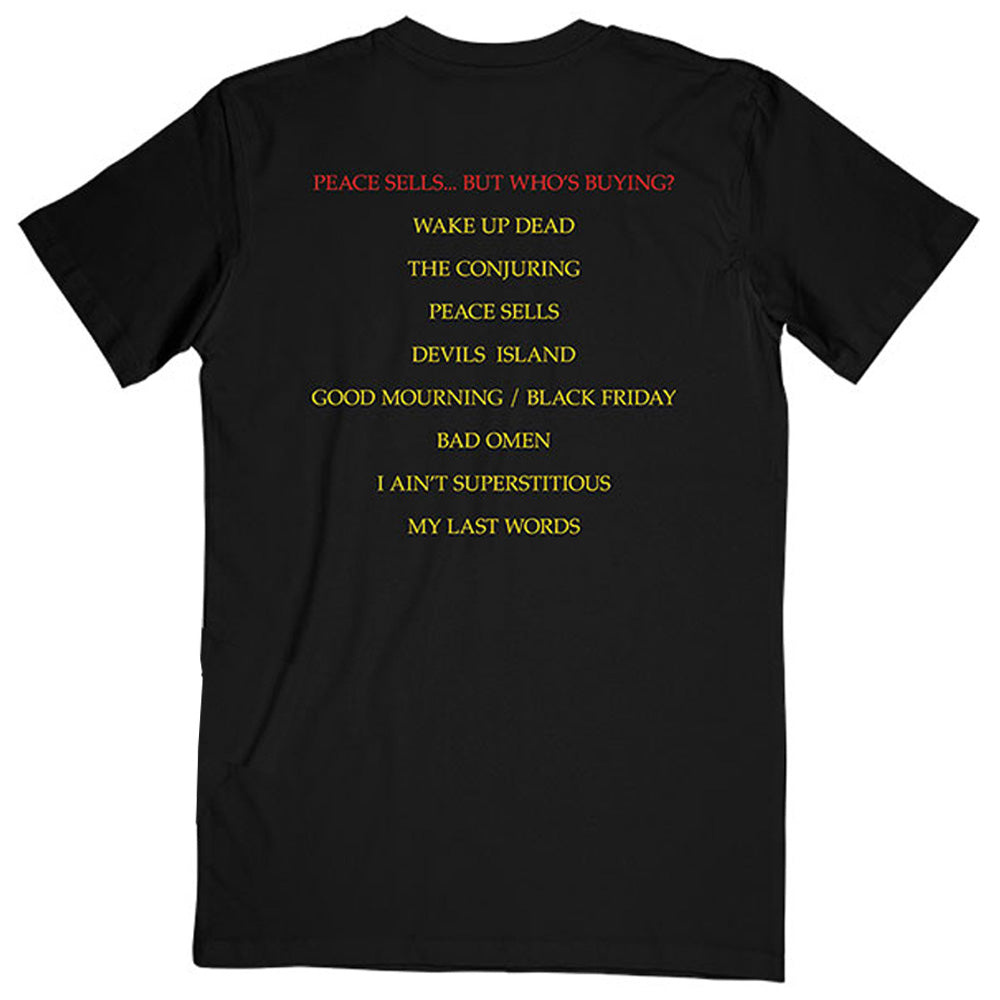 
                  
                    MEGADETH メガデス (デビュー 40周年 ) - Peace Sells… Track list / バックプリントあり / Tシャツ / メンズ
                  
                